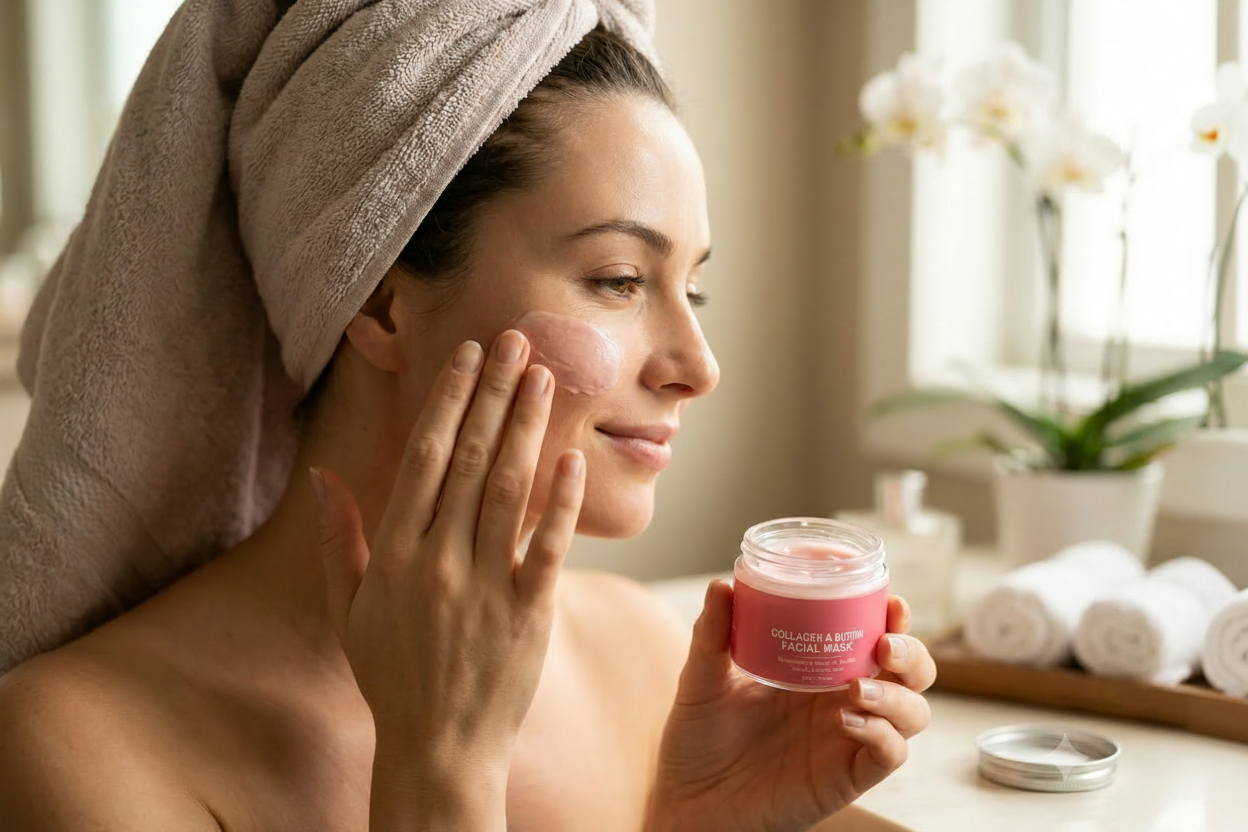 (Collagen Biotin Facial Mask )— Avora Skin Glow From Within