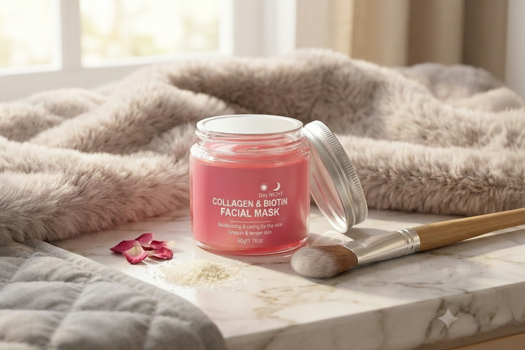 (Collagen Biotin Facial Mask )— Avora Skin Glow From Within