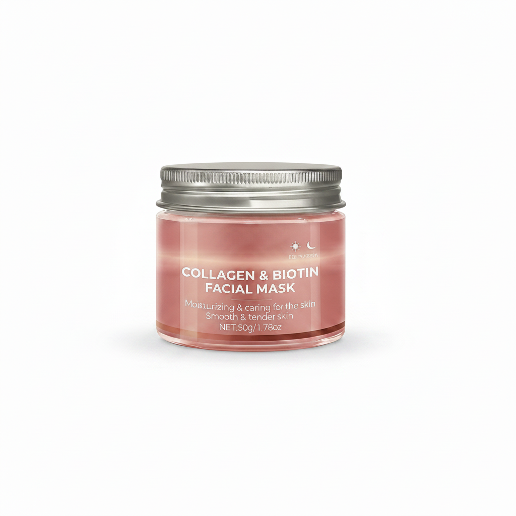 Collagen & Biotin Facial Mask – Named & Sized